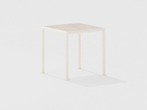 Квадратный садовый стол из керамогранита