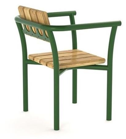 VESTRE Садовый стул из стали и дерева Parc sun-id-1462808 - Вид №1