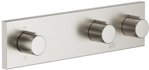 36337980-06 Вентиль для скрытого монтажа с 2 вентилями с переключателем для настенного монтажа - платина матовая Dornbracht Symetrics