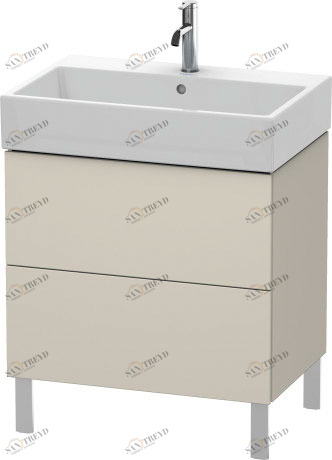 LC677609191 L-Cube Тумбочка напольная Серо-коричневый декор Duravit
