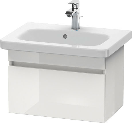 DS637900909 Тумбочка подвесная компакт DuraStyle #DS6379 580 x 368 мм Светло-голубой матовый декор Duravit - Вид №1