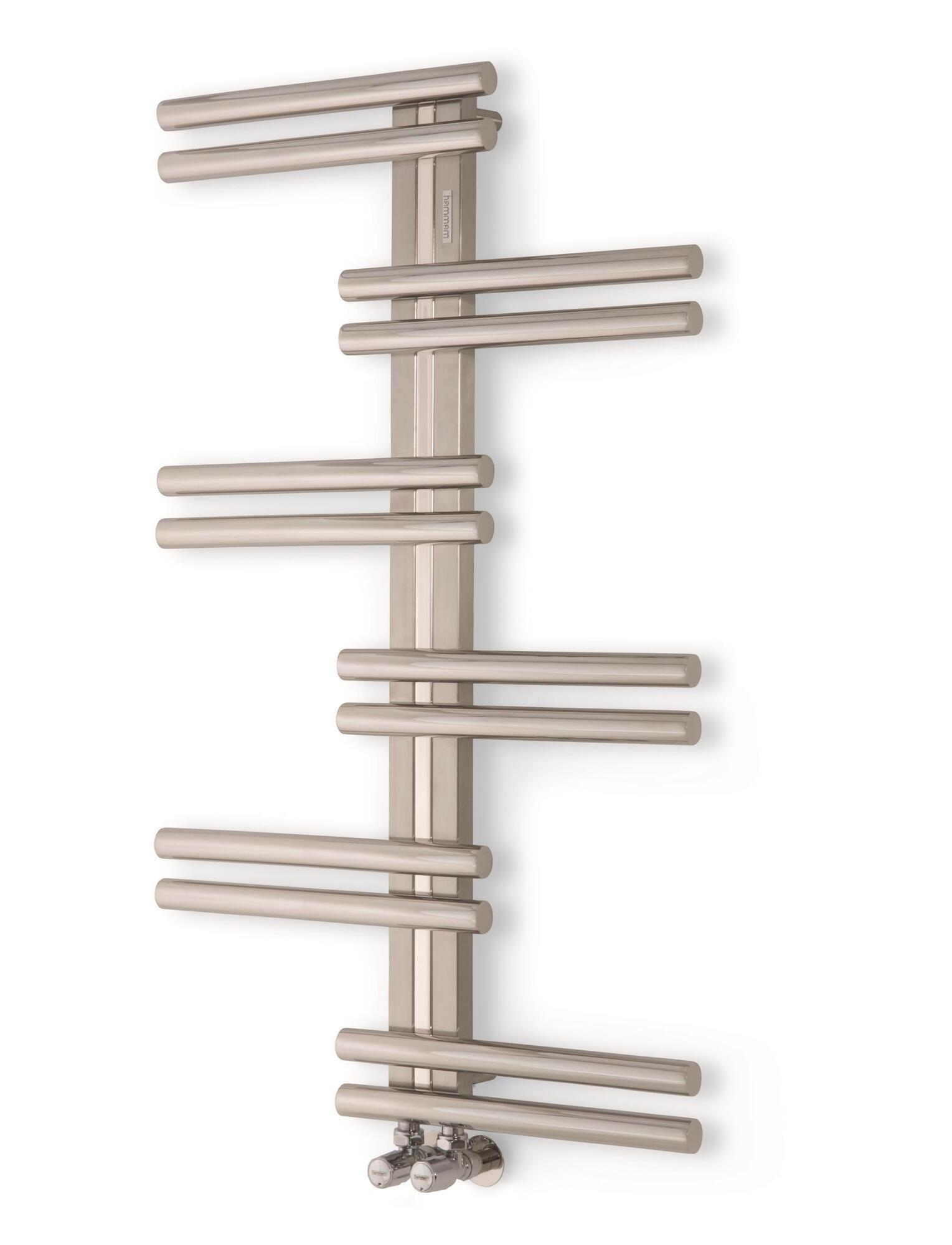 Полотенцесушитель Hammam NEPTUNE Stainless steel  комбинированный; электрический или водяной Сталь  - Вид №19