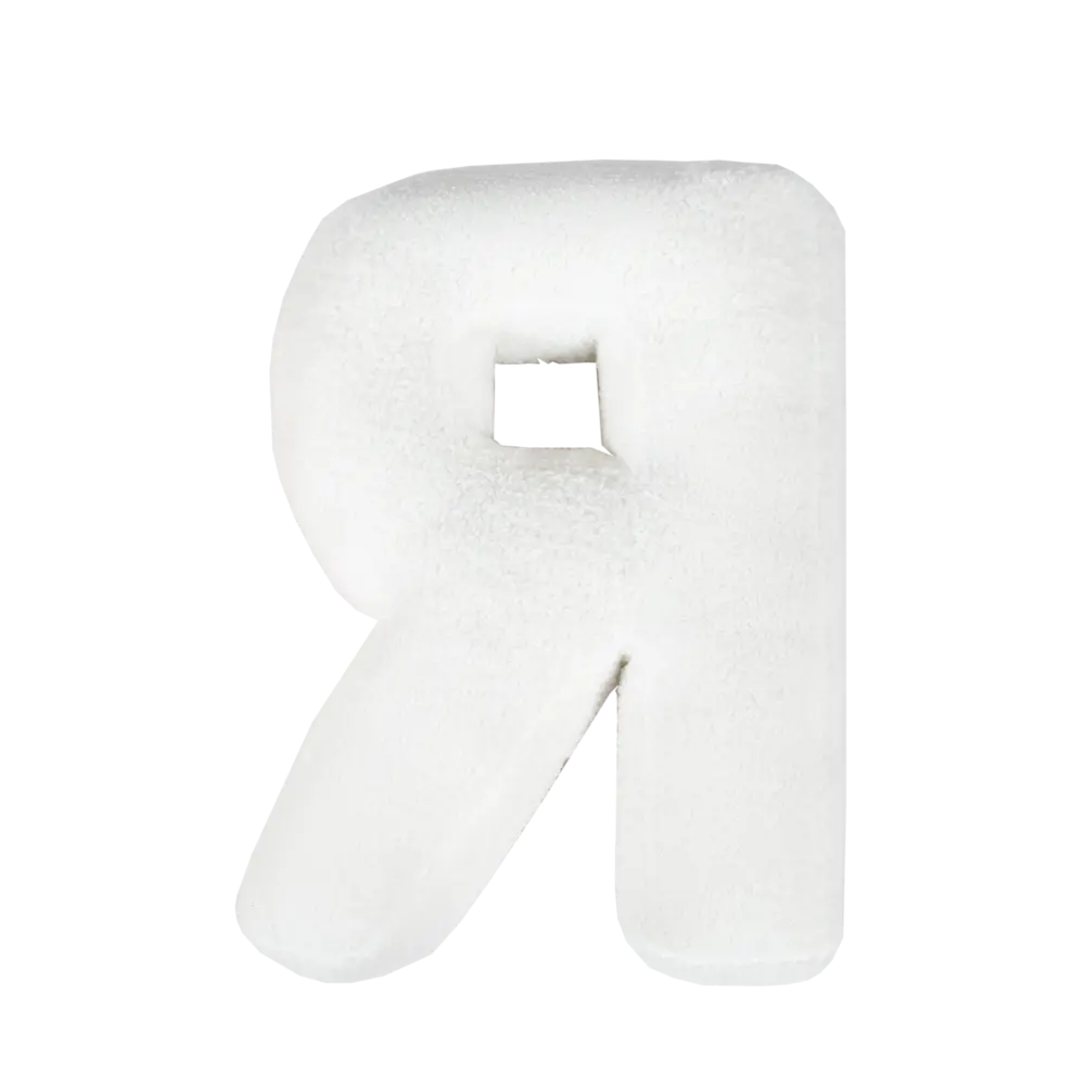 Декоративная подушка Буква Я 20×40 см молочный цвет 89428276 СТОЛИЦА ТЕКСТИЛЯ STLM-1569176