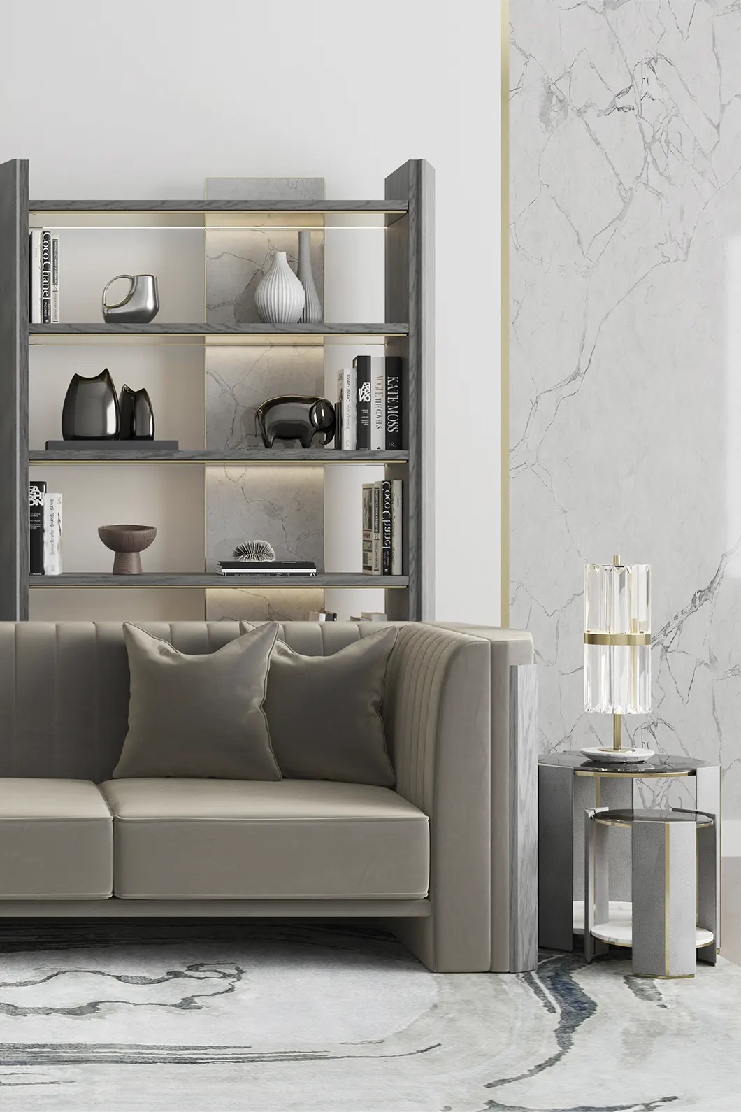 Установите боковой столик LUXXU Algerone 353 - Вид №2