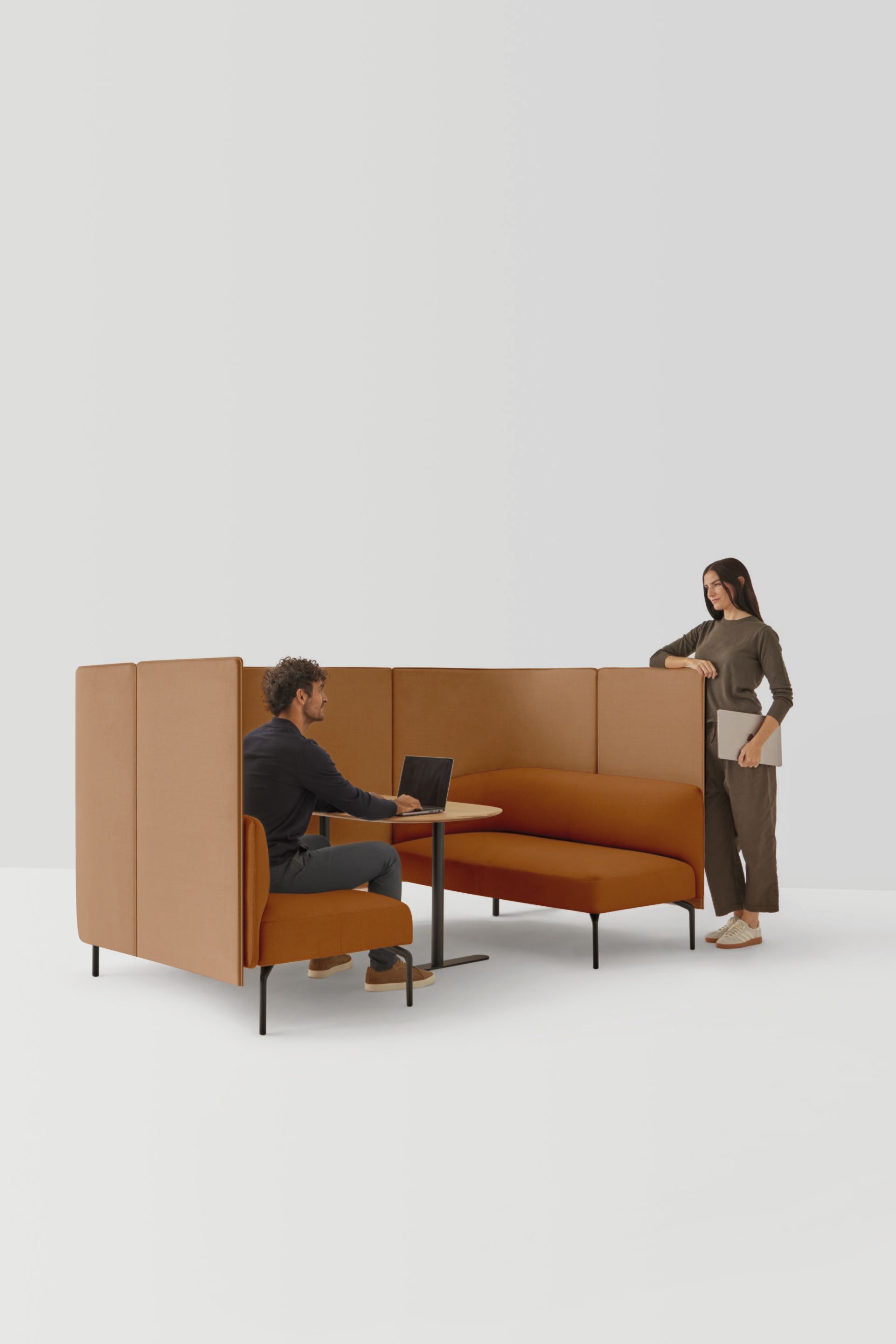 Офис остров модульная ткань INCLASS ARCH-00074816 - Вид №6