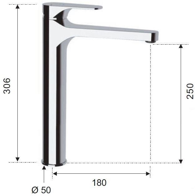 Remer Rubinetterie Смеситель для умывальника, однорычажный Class line eco sun-id-1485762 - Вид №8