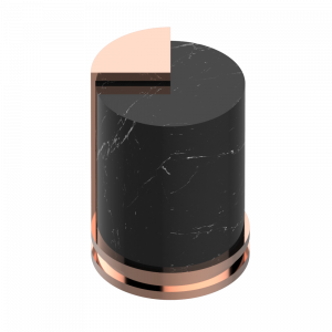 G2I-50/4/VG Переключатель набортный 2 входа 3/4", один выход 3/4"и один выход 1x1/2" Thg-paris Le 9 Nero Marquina Blush PVD