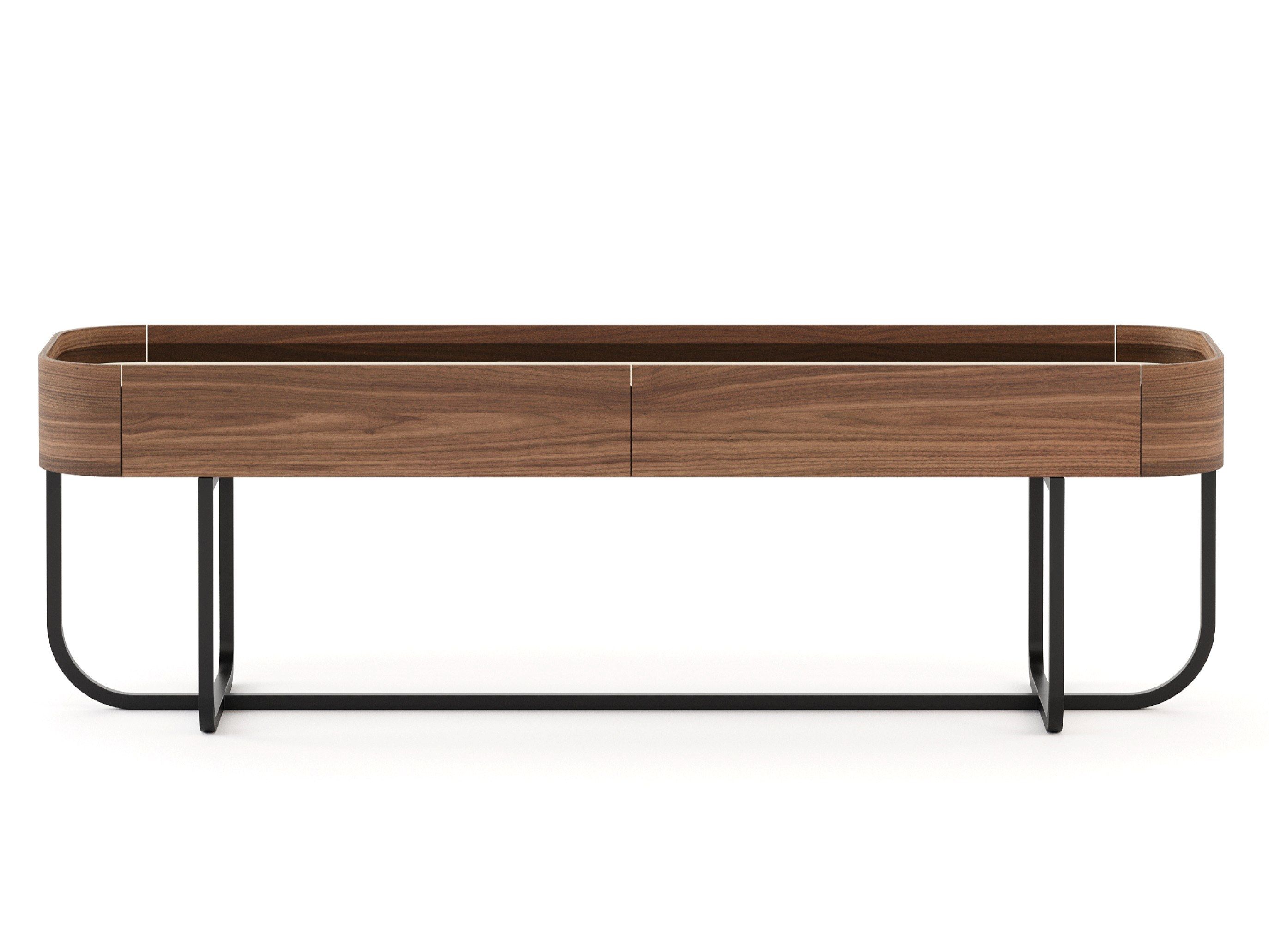 Прямоугольная консоль из шпона с ящиками Stylish Club His &amp ARCH-00129342 - Вид №11