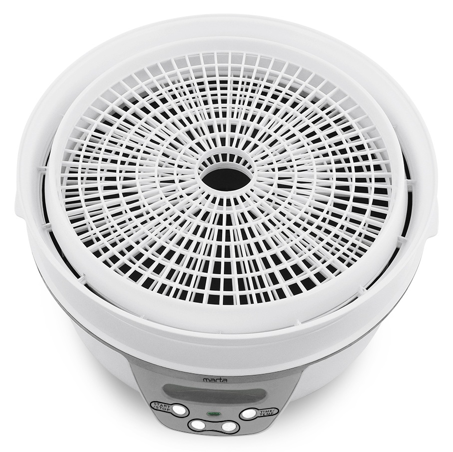 9934666 Сушилка для овощей и фруктов MARTA MT-FD1888A белый STDN-0002862 - Вид №5