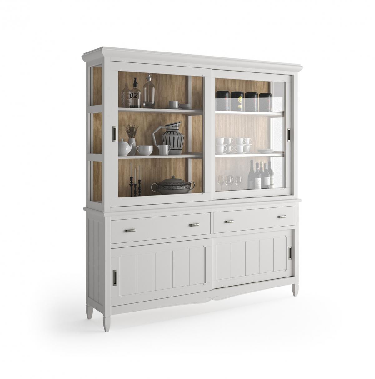 090635 Шкаф-витрина раздвижной Grupo Seys Amberes Santreyd 