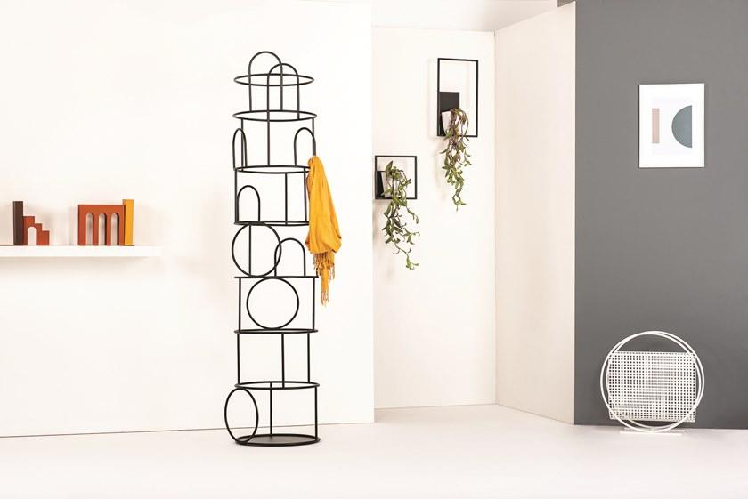 Стальная вешалка с порошковым покрытием и подставкой для зонтов Roommate Santreyd sun-id-1368397 - Вид №6