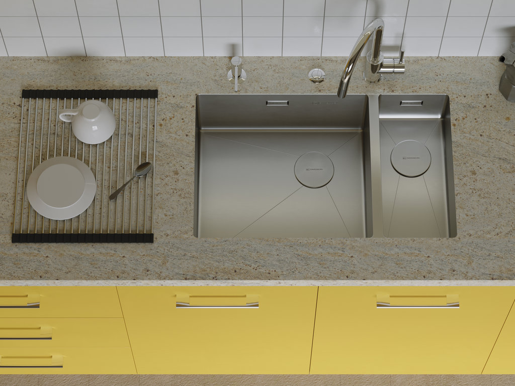 Кухонная мойка Taki 69-2-U/IF Side IN-R OMOIKIRI 4993182 - Вид №1