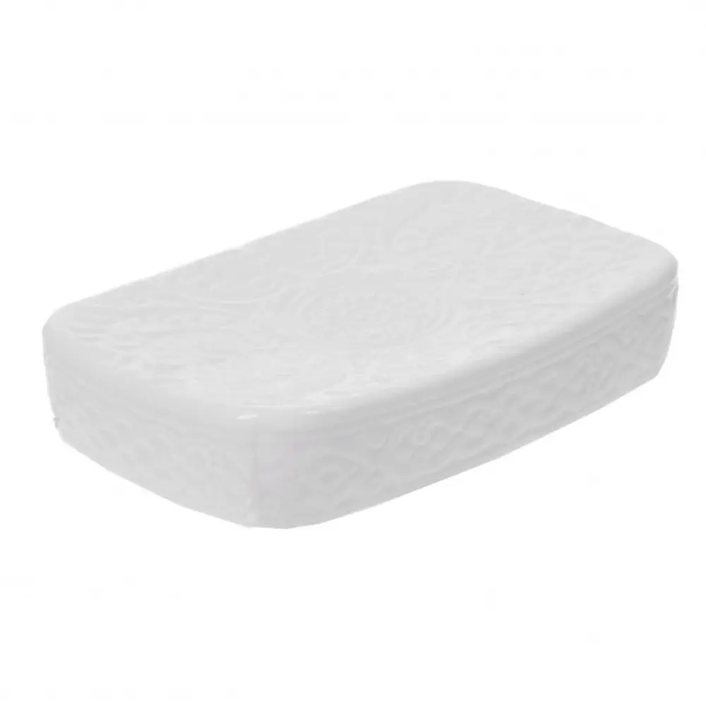 Мыльница настольная «Ажур» керамика цвет белый АКВАДЕКОР STLM-2048911