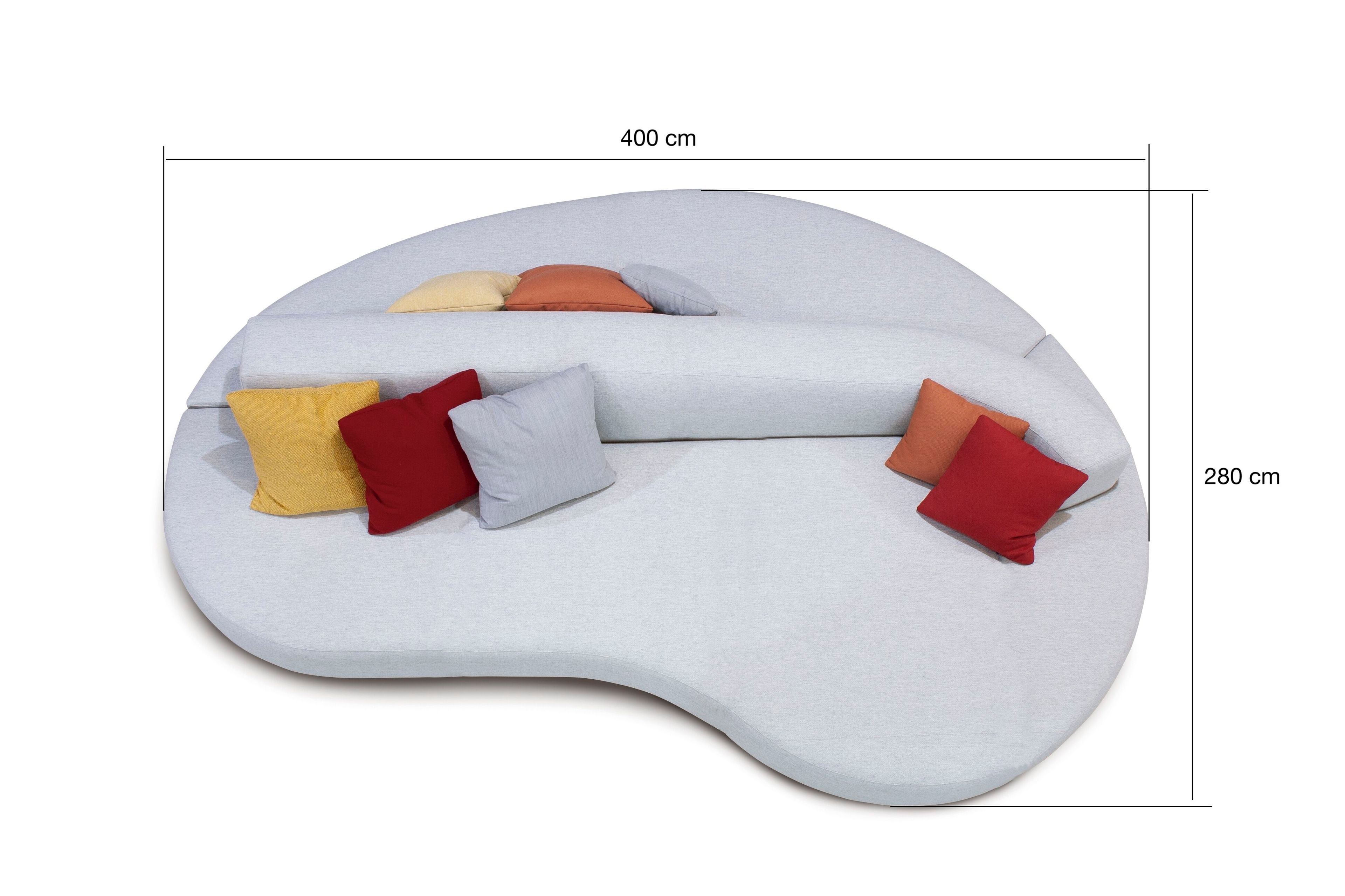 Двусторонняя изогнутая ткань диван CREARTE COLLECTIONS LAB #011 ARCH-00058339 - Вид №3