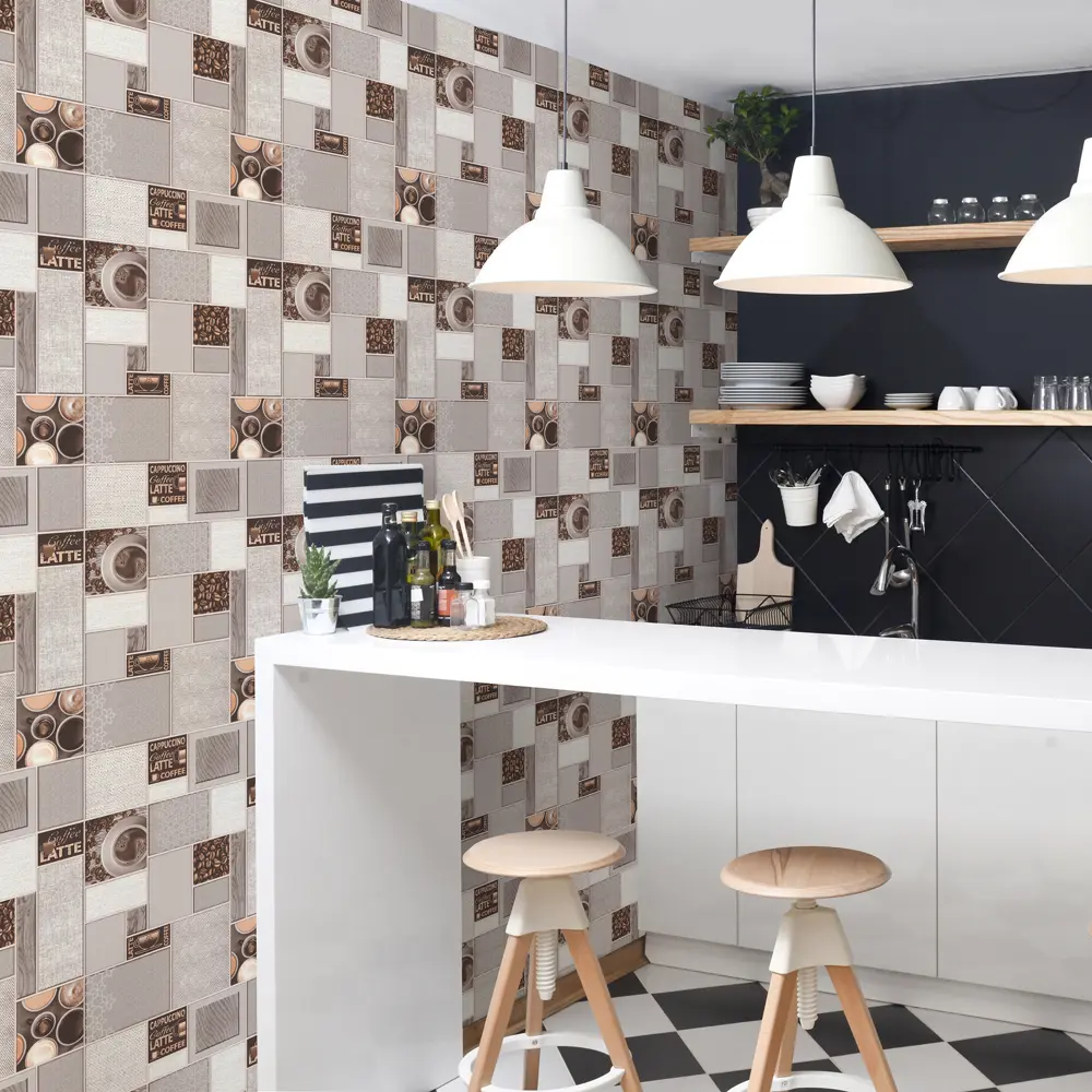 Обои виниловые Аспект Ру Арабика серые 0.53 м 80009-25 STLM-2011096 - Вид №3