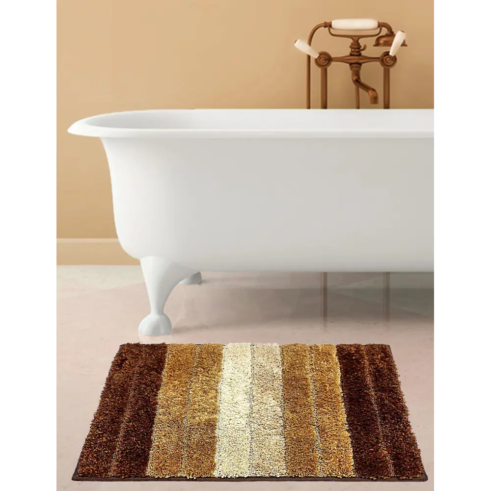 Коврик для ванной комнаты «Градиент» 40х60 см цвет коричневый BATH PLUS STLM-2018918 - Вид №3