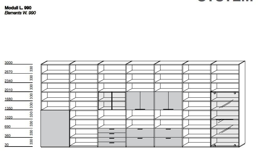 Навесной шкаф Porro SYSTEM ARCH-00048950 - Вид №8