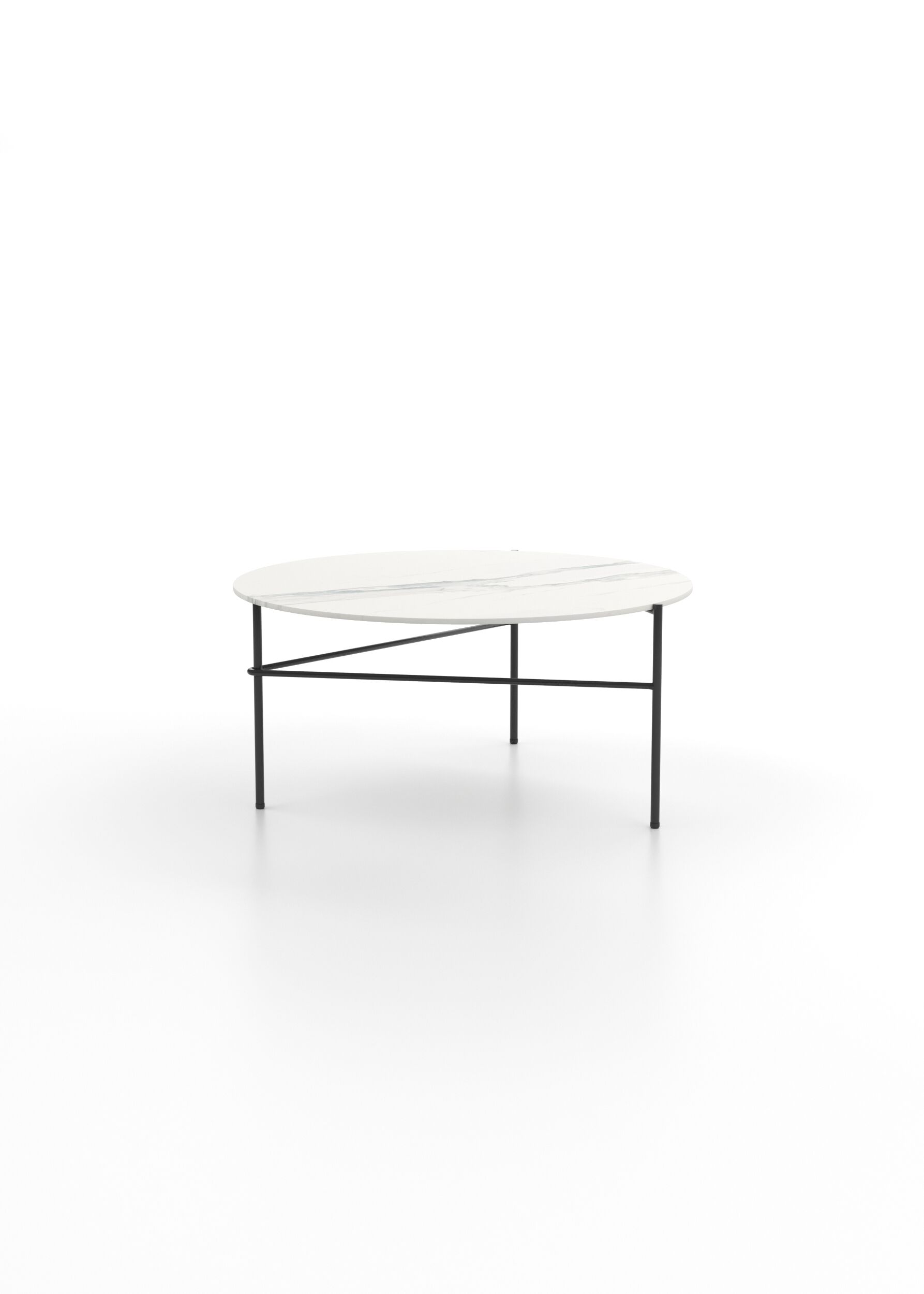 Круглый журнальный столик из Dekton® и стали Omelette Editions DOWNTOWN ARCH-00103354 - Вид №11