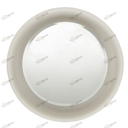 Зеркало настольное круглое молочное TG China PUSHA ДИЗАЙНЕРСКИЕ 062686 Латунь 