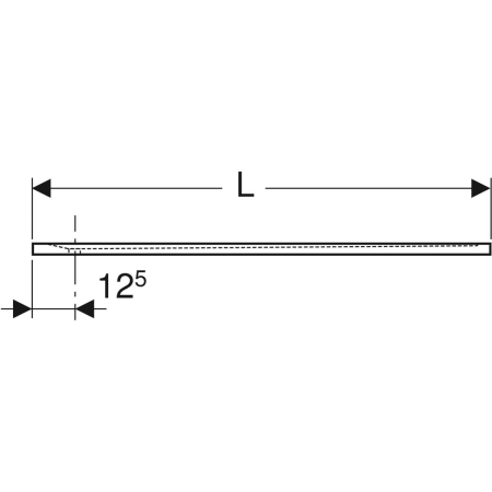 550.256.00.2 Прямоугольный душевой поддон Geberit Sestra Geberit  - Вид №3