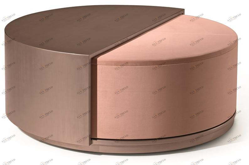 Arte Brotto Круглый пуф-контейнер из ткани Leonardo S98