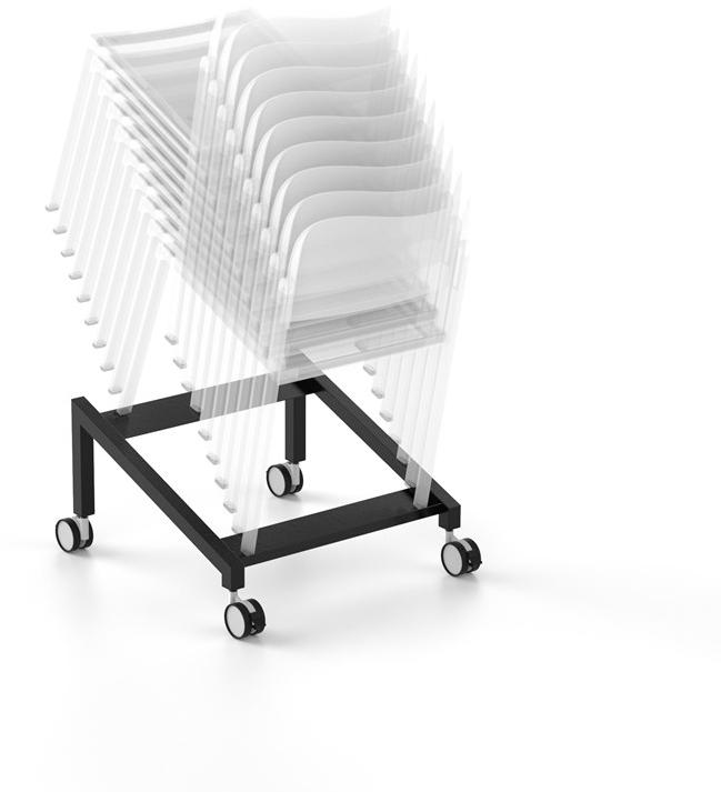 IBEBI Стул из полипропилена штабелируемый с подлокотниками Bio sun-id-1406171 - Вид №4