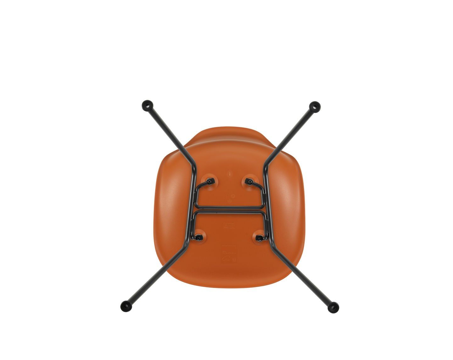 Мягкий стул из ткани VITRA Eames Plastic Chair ARCH-00059600 - Вид №48