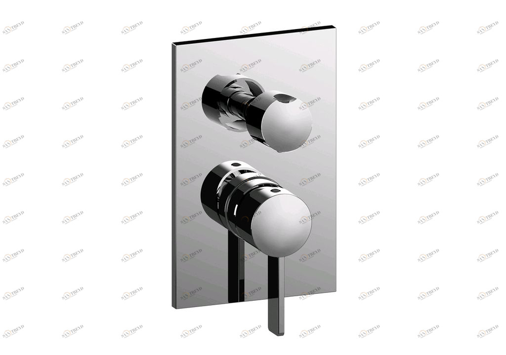 Смеситель для душа Paffoni Rock RO018CR/M (с внутренней частью) RO018CRM