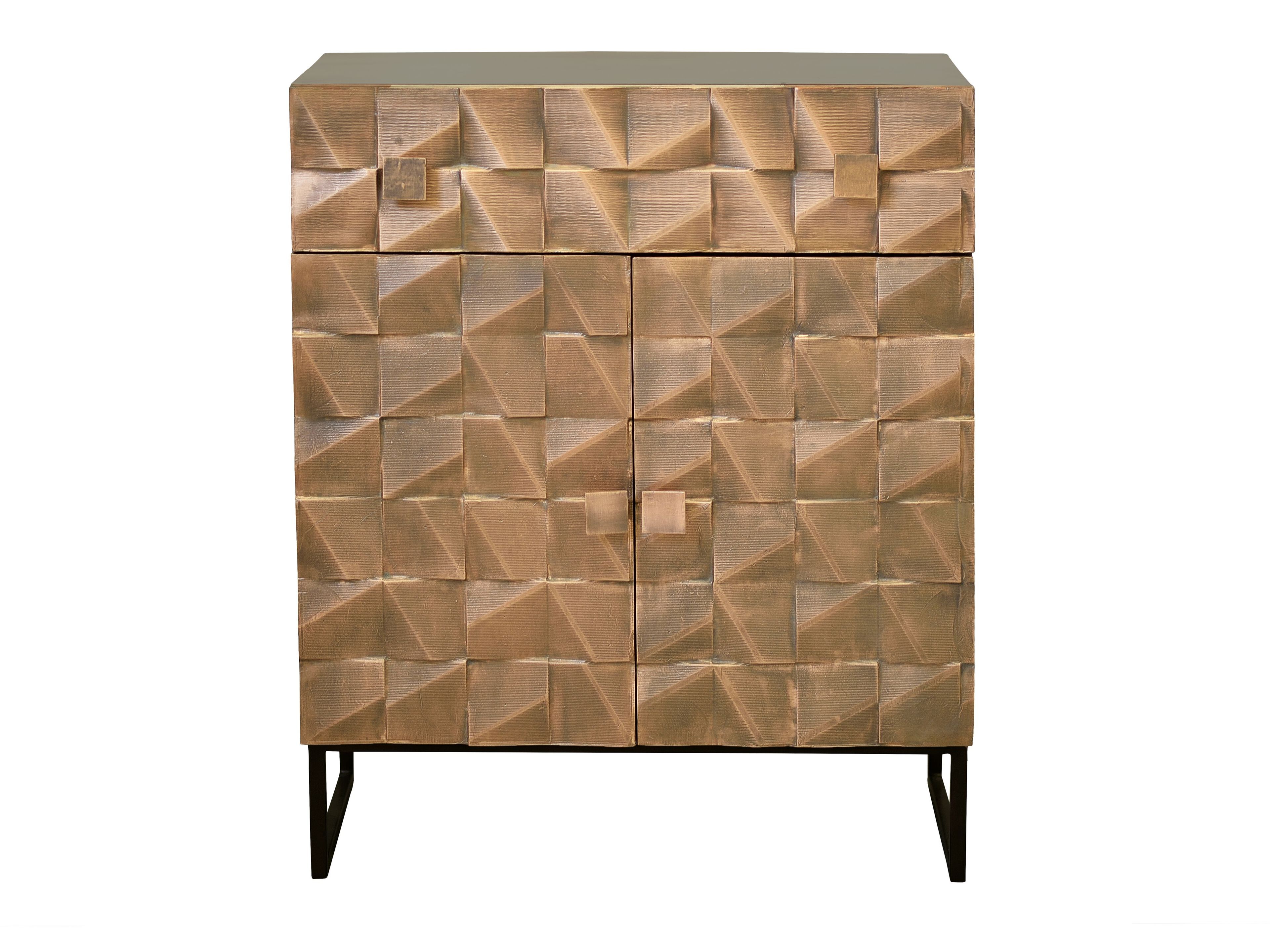 Бронзовый шкаф с распашными дверцами Giner y Colomer Cobre ARCH-00086474