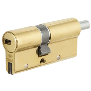 Цилиндр Cisa AP4S 0P3S2-82.66, 25x10x35 мм, ключ/шток, цвет латунь, без вертушки