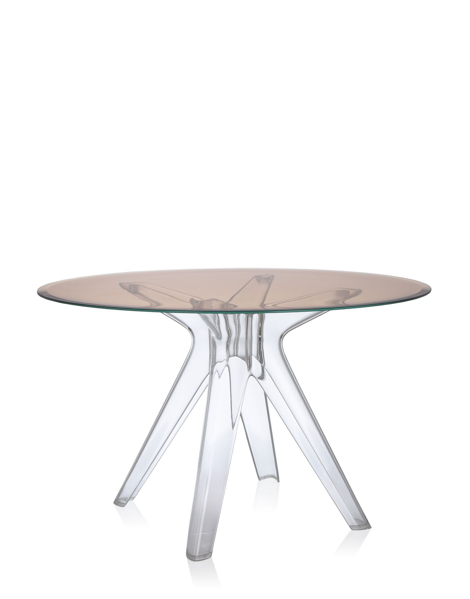 Круглый стол из хрусталя и инженерного пластика Kartell SIR GIO ARCH-00106990 - Вид №12