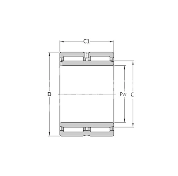IS1575 Подшипник NA4905-2RS ISKRA  - Вид №1