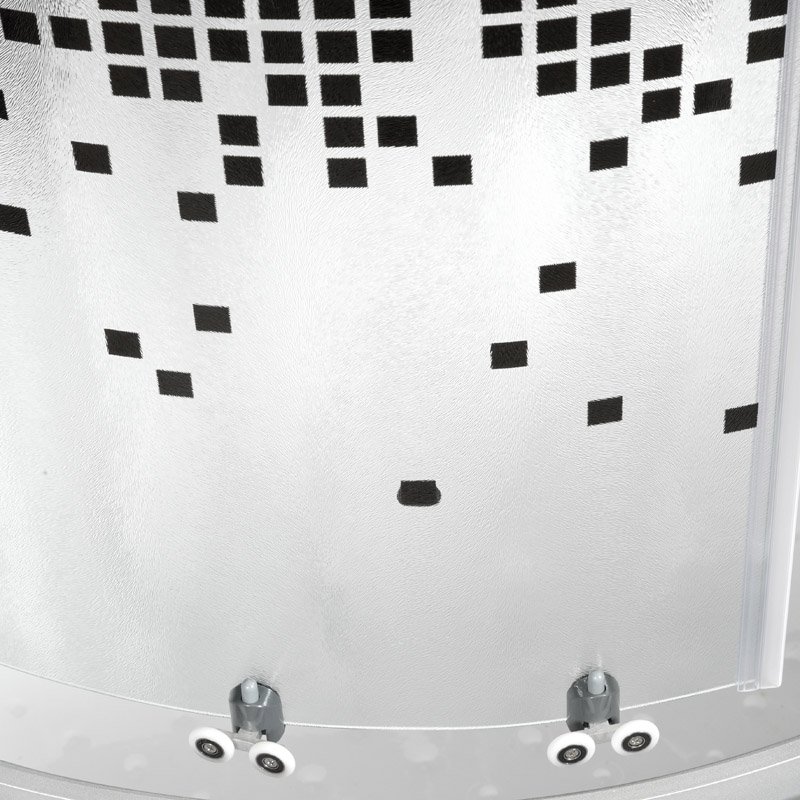 BМ4590 N с гидромассажем BLACK Душевая кабина DETO Серия ВМ L 890 N с гидромассажем BLACK - Вид №17