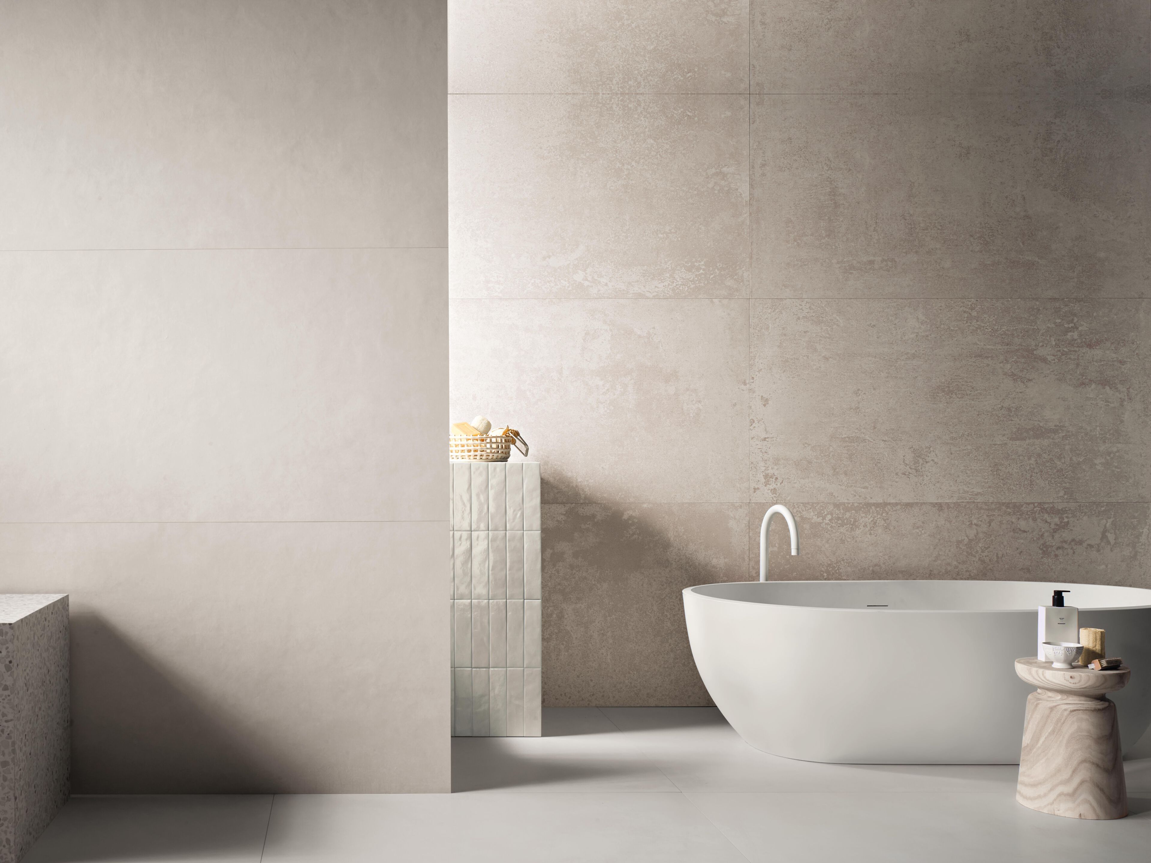 Белая паста с эффектом цемента и декоративная коробка FAP ceramiche Color &gt ARCH-00082087 - Вид №18