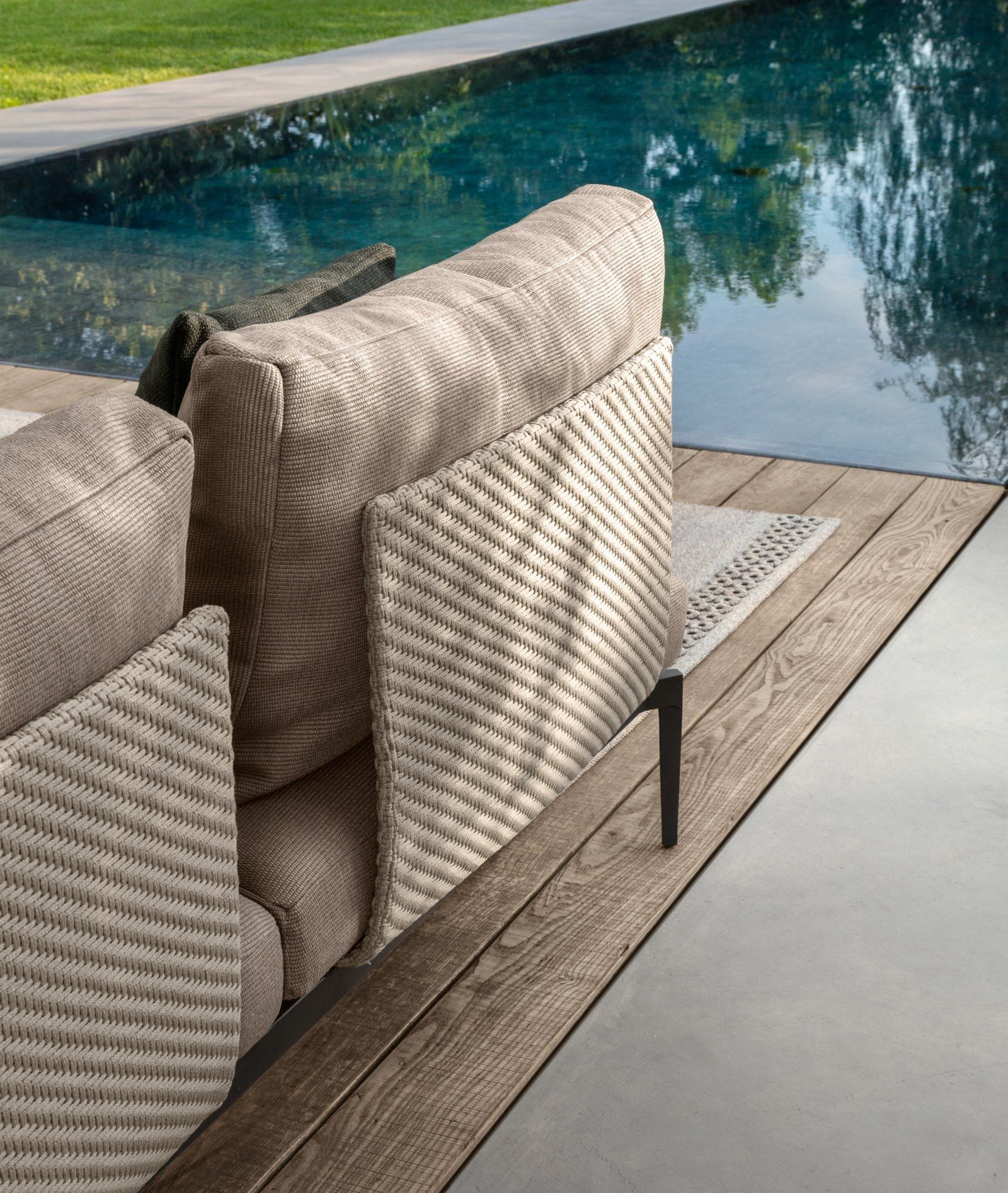 2-местный тканевый садовый диван Talenti Leaf ARCH-00106490 - Вид №2