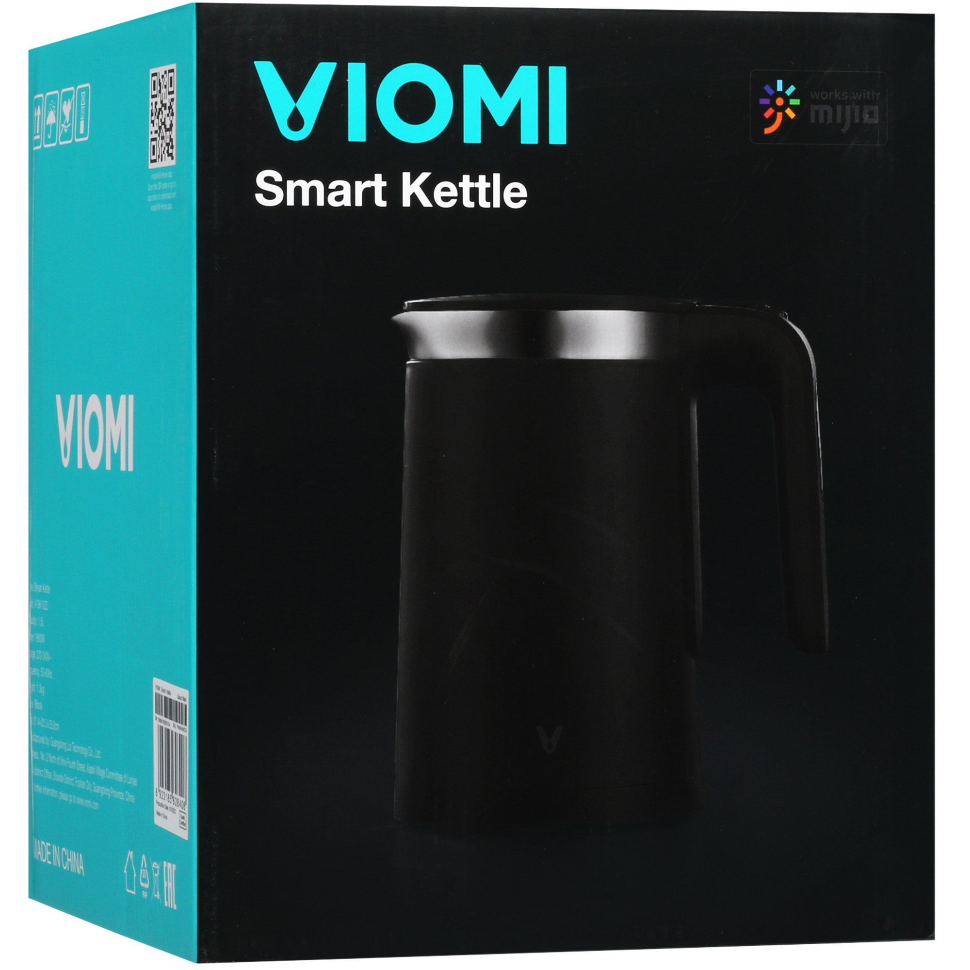 5077343 Электрочайник Viomi Smart Kettle V-SK152D черный STDN-0123959 - Вид №6