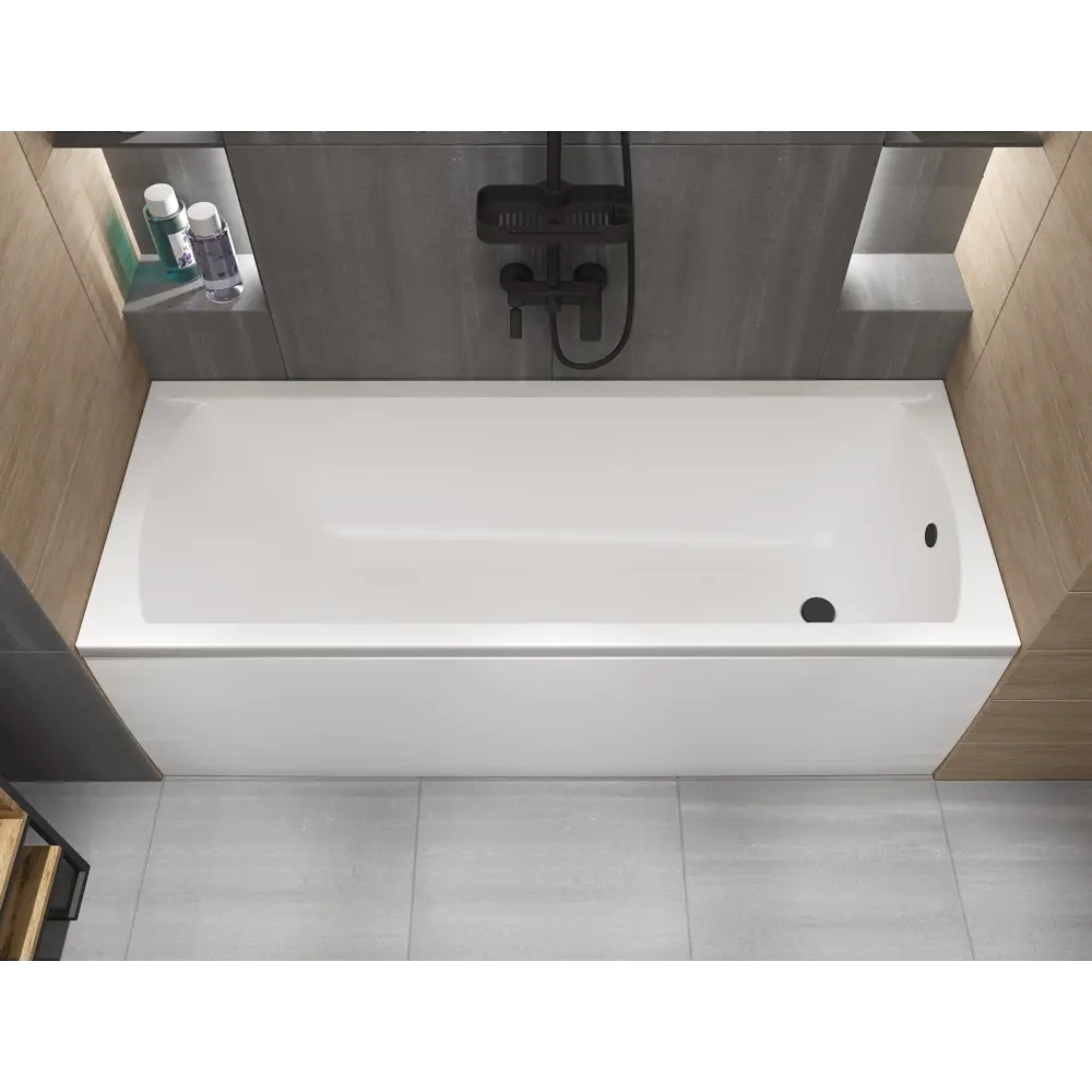 Ванна 100Acryl Ницца акриловая 175x70 см каркас в комплекте STLM-2104671 - Вид №1