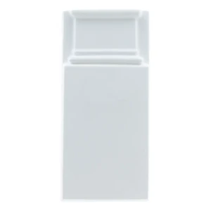 База к пилястре полиуретан Decomaster DD 310 белая 37 мм