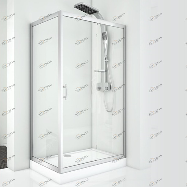 Душевой уголок Aquanet Alfa 140x80-12, прозрачное стекло 168418