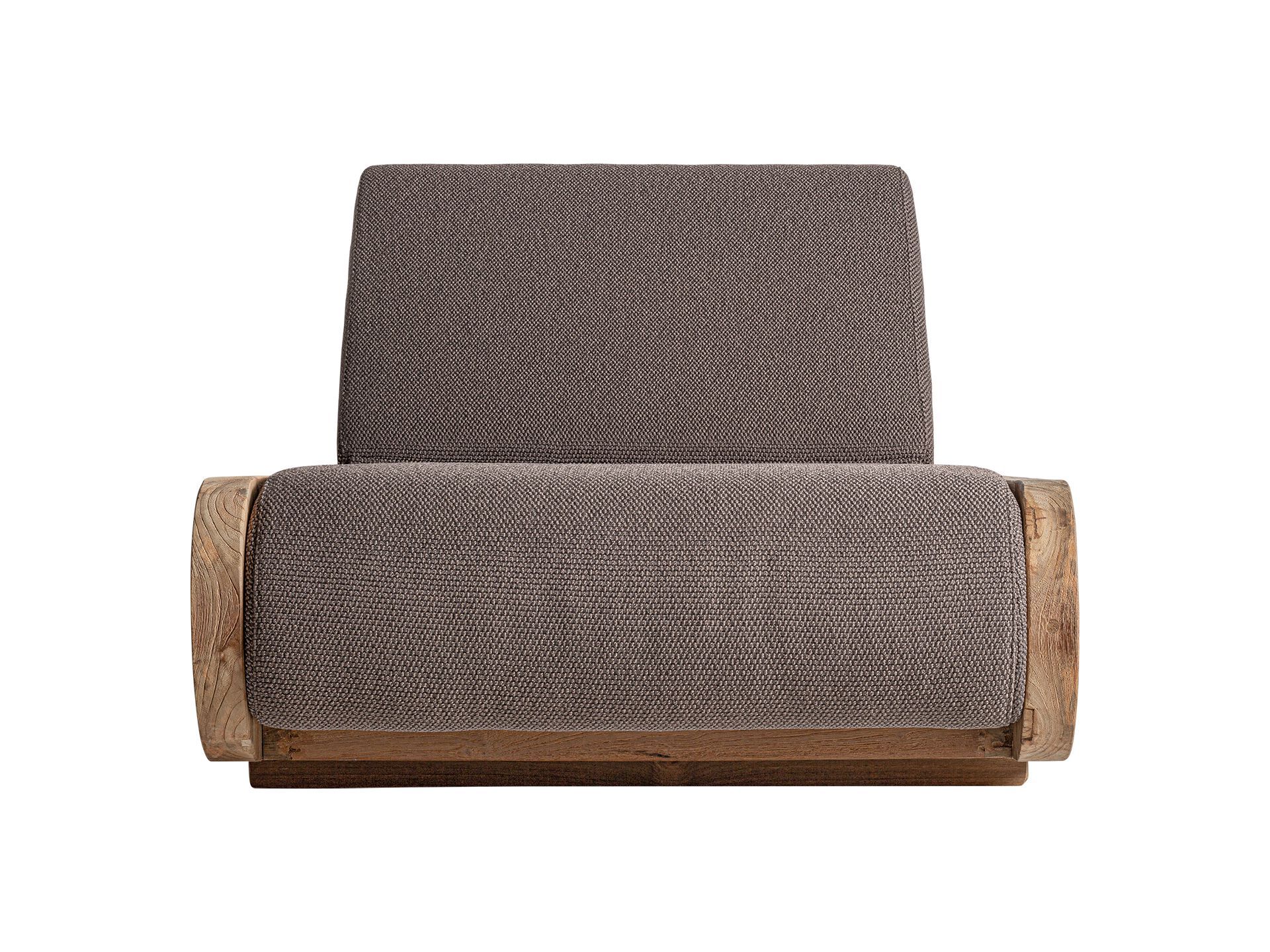 Садовая кровать с откидной спинкой из ткани и дерева Vical Home Corba ARCH-00001810 - Вид №1