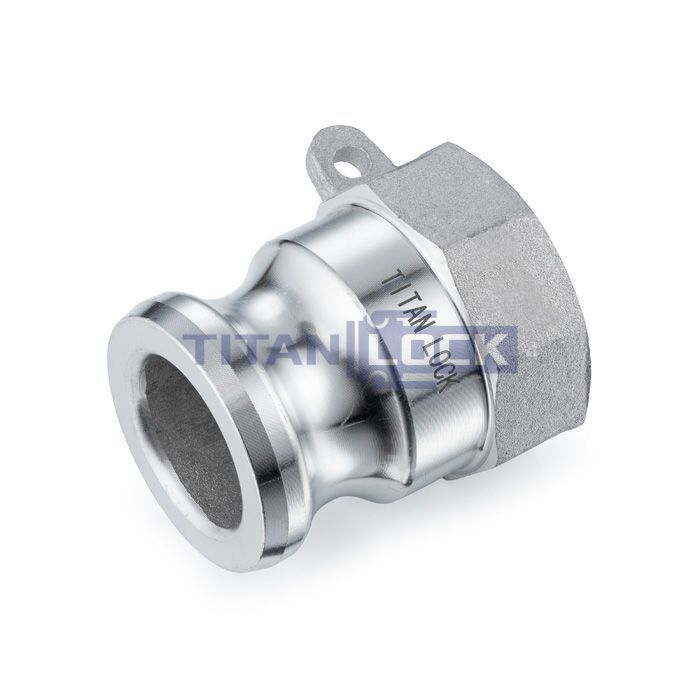 Камлок алюминиевый тип A ниппель, внутр. резьба NPT 1 1/2", TL150AALN TITAN LOCK  - Вид №2