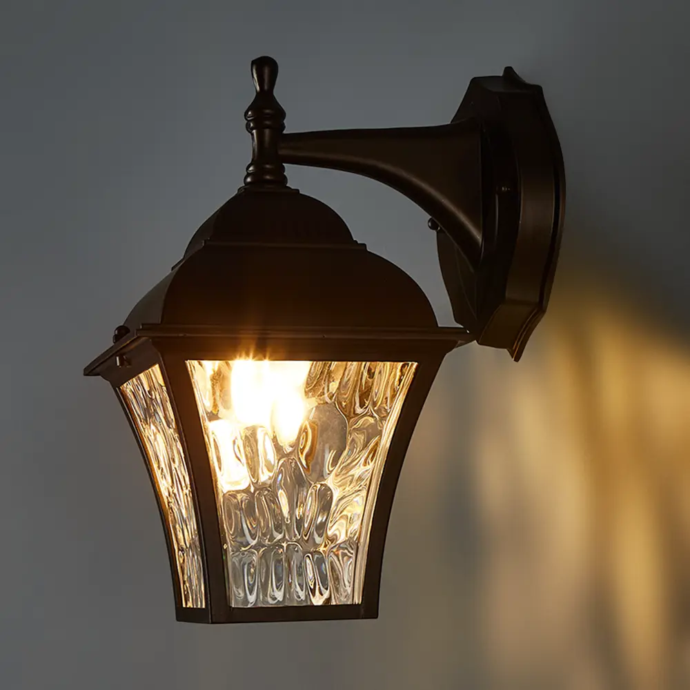 Светильник уличный настенный Apus D IP33 1XE27X40W цвет шоколадный 83960120 STLM-2169972 Elektrostandard 