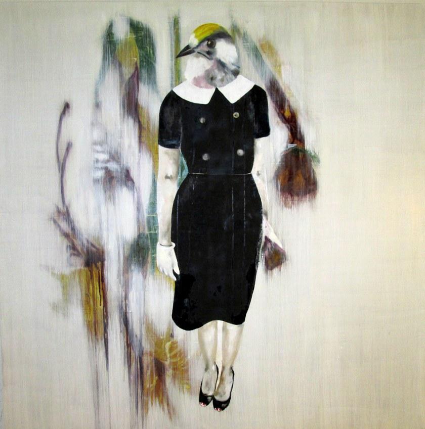 ICI ET LÀ Смешанная техника на холсте K. fabrizzi Kf15 - Вид №1