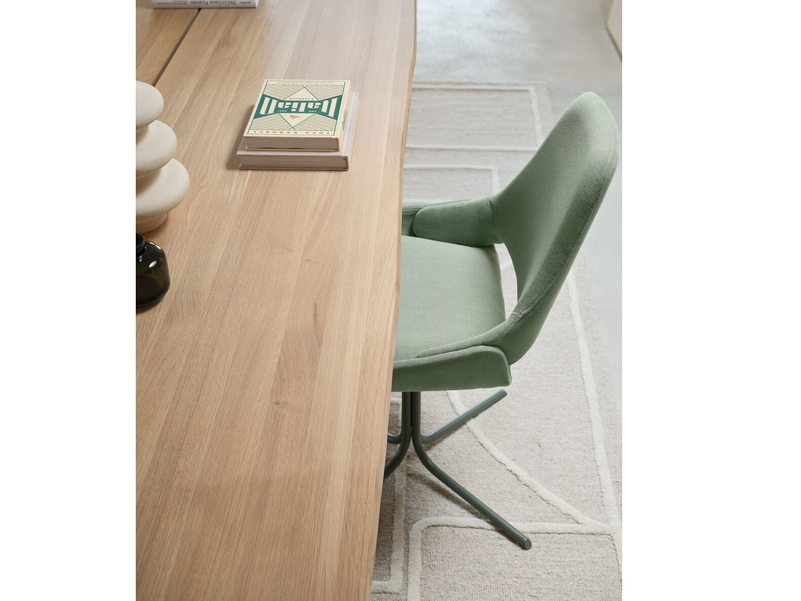 Тканевый поворотный стул с подлокотниками Mobitec Lotus ARCH-00132813 - Вид №3