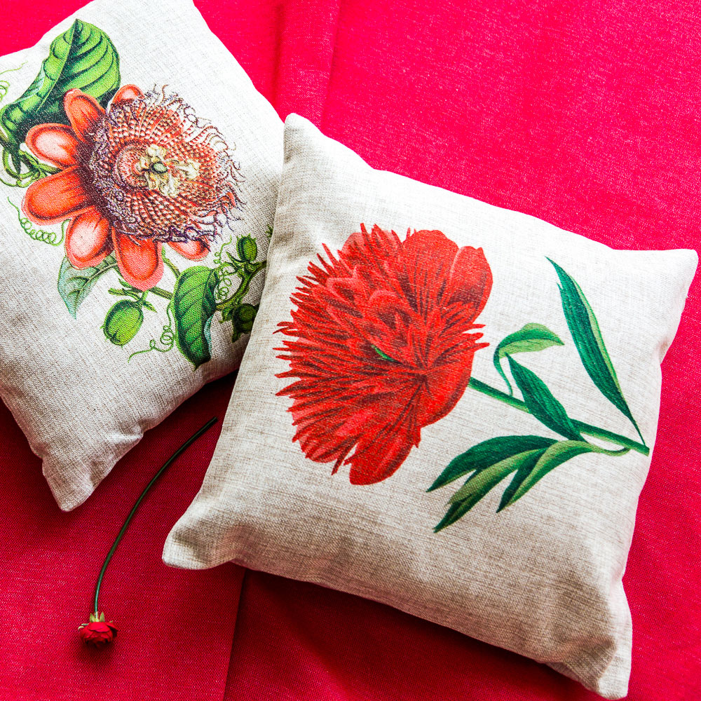 2718819 Интерьерная подушка «Цветочный ноктюрн», версия 4 Object Desire  - Вид №2