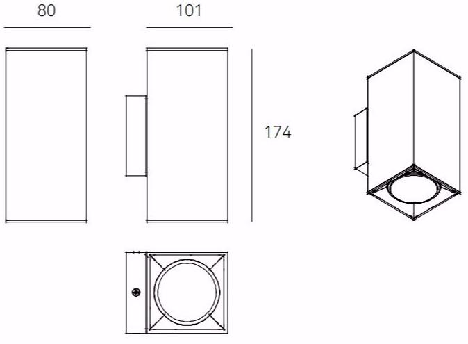 Milan Iluminacion Настенный светильник из экструдированного алюминия Dau sun-id-1345686 - Вид №4
