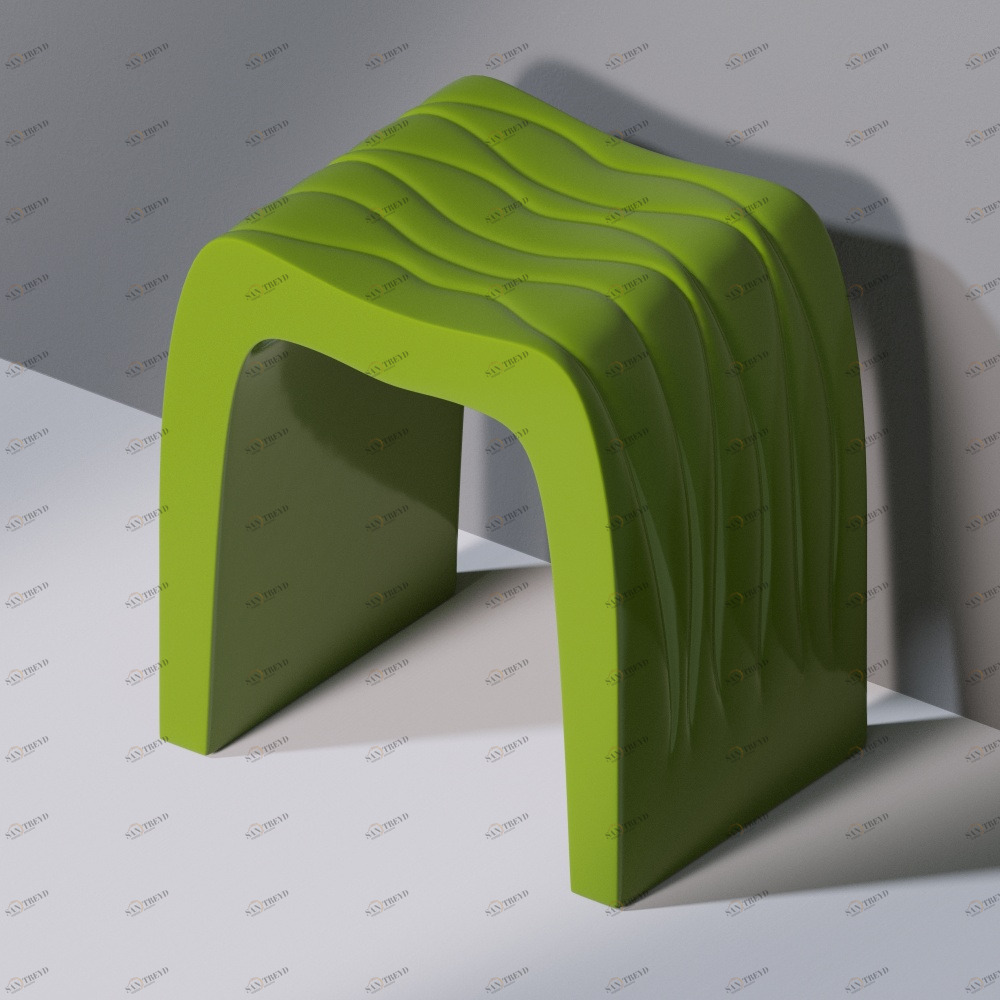 Стул для ванной C100 WAVES SEAT зеленый AeT ITALIA С100121