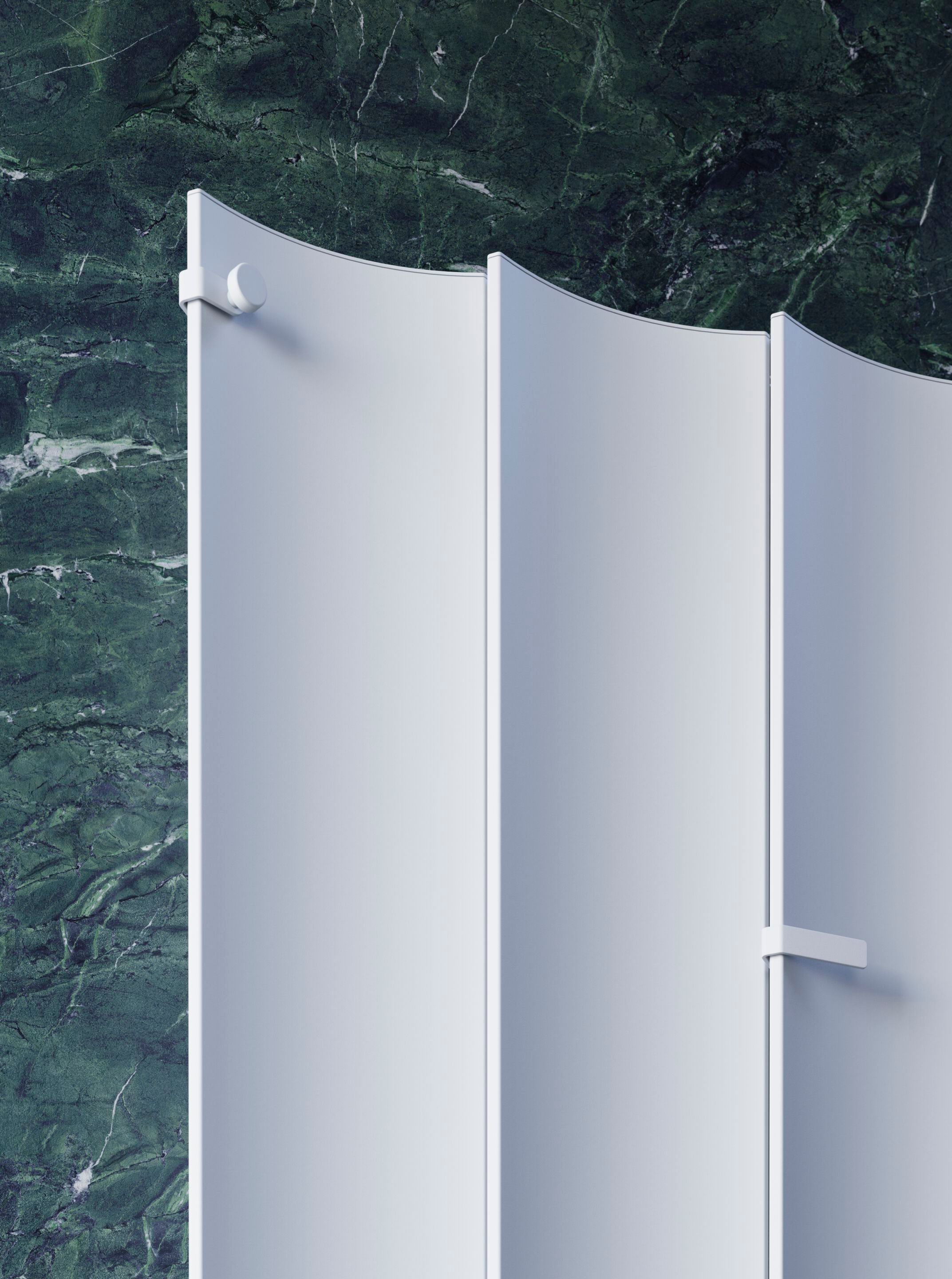 Алюминиевый модульный вертикальный полотенцесушитель Caleido ARCH-00074455 - Вид №1