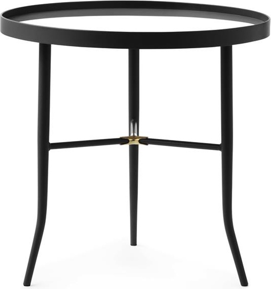 602291 Столик Lug Table Small Black Normann Copenhagen 