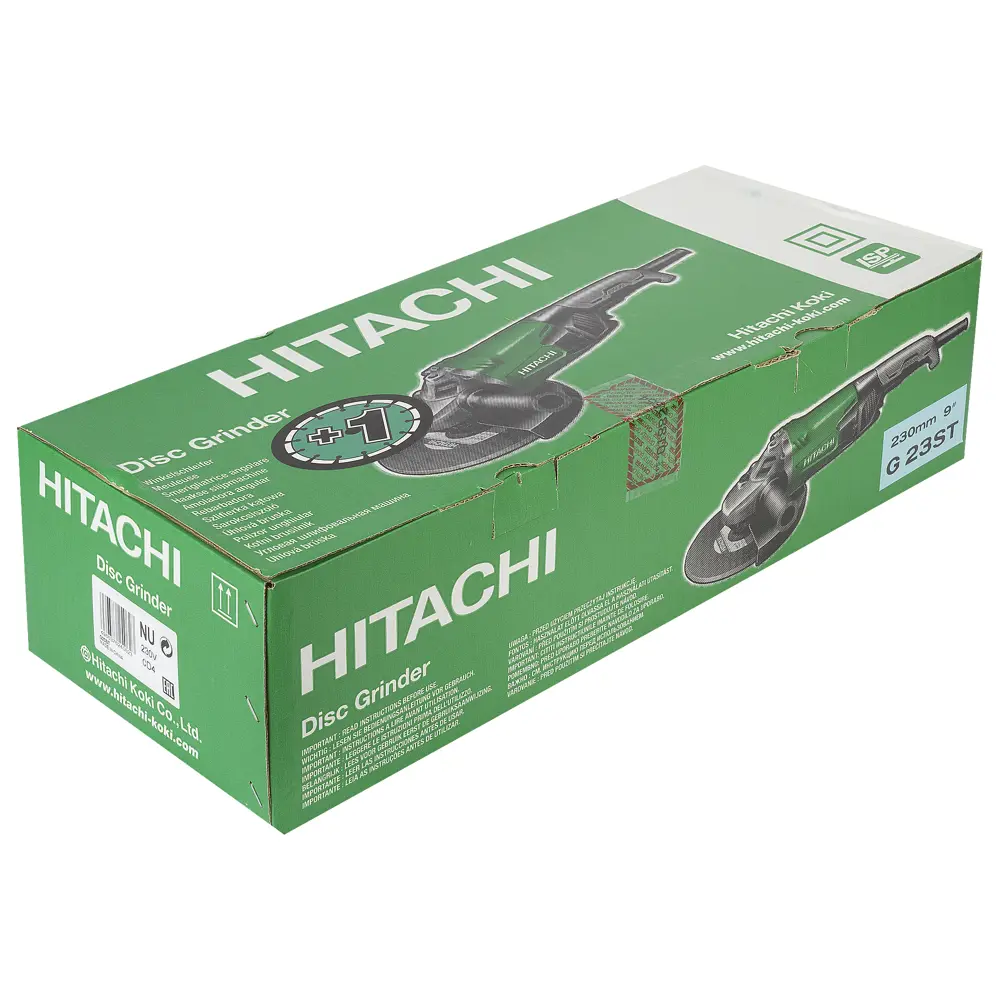 Углошлифовальная машина (болгарка) Hitachi G23SS, 1900 Вт, 230 мм STLM-2194724 - Вид №4